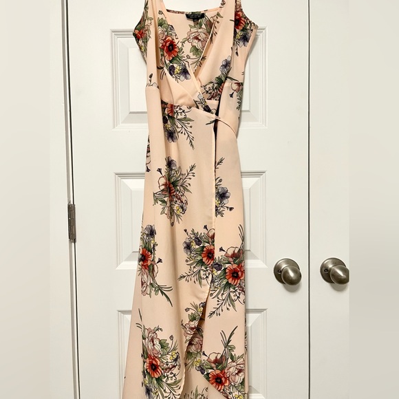 Top Shop Floral Wrap Dress size 4 - Picture 2 of 4